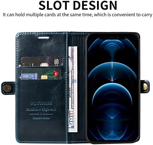 XYX Cüzdan Kılıf ile Uyumlu Xiaomi Poco F3, RFID Engelleme Retro PU Deri Telefon Flip Case Kickstand ile Kart Yuvaları