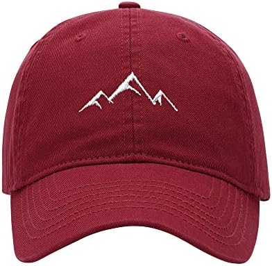L8502-LXYB beyzbol şapkası Erkekler Dağ İşlemeli Yıkanmış Pamuk Baba Şapka beyzbol şapkası s