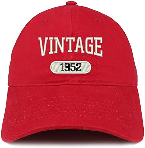 Trendy Giyim Mağazası Vintage 1952 İşlemeli 71. Doğum Günü Rahat Oturan pamuklu bone