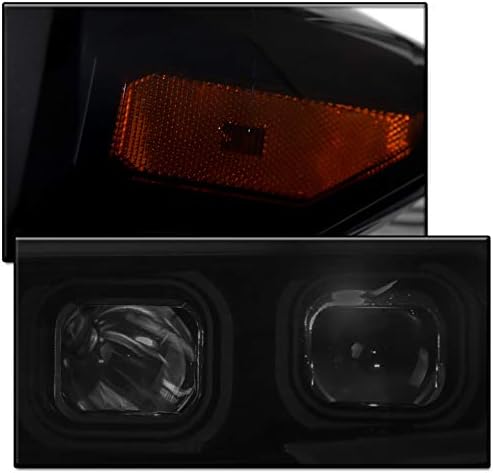 ZMAUTOPARTS Sıralı LED Duman Projektör Far w / 6.25 Beyaz DRL -2018 Toyota Tacoma İçin [w/o Fabrika LED DRL]