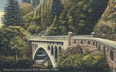 Columbia Nehri Otoyolu, Oregon Kartpostalı