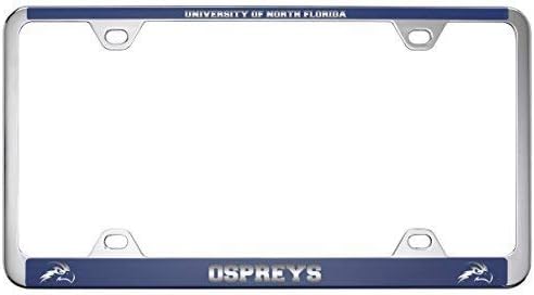 UXG, Inc. Kuzey Florida Üniversitesi-Metal Plaka Çerçevesi-Mavi