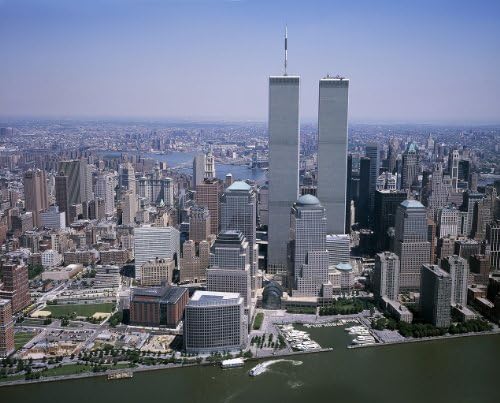 Dünya Ticaret Merkezi İkiz Kuleler Fotoğraf New York City NYC Mimari Fotoğraflar 8x10