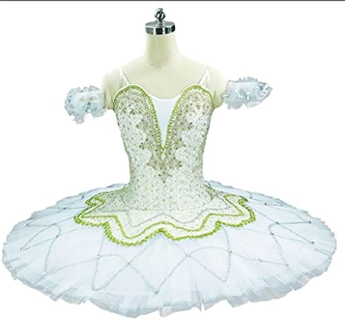 DİNGZZ Profesyonel Bale Yetişkin Klasik bale kostümü Kadınlar için Performans Gözleme Bale Elbise (Renk: Resim Rengi,