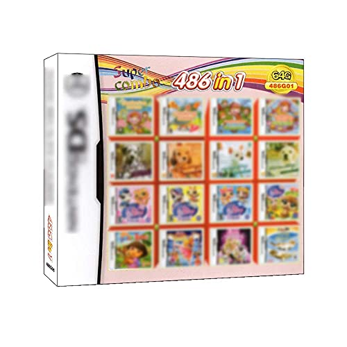 486 1 Oyun Kartuşu, DS Oyun Paketi Kart Derlemeler, Süper Combo Multicart için DS, NDSL, NDSı, NDSı LL/XL, 3DS, 3