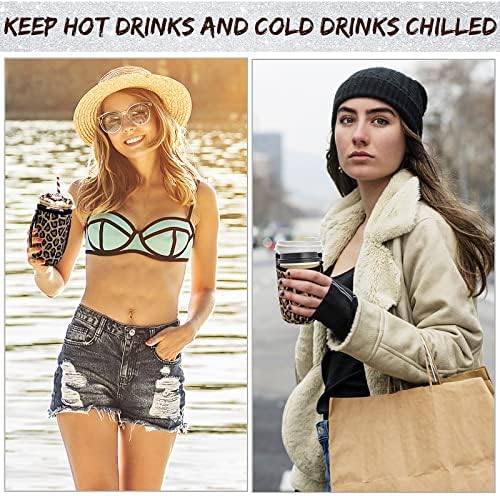 Abeillo 2 ADET Kullanımlık Buzlu Kahve Kol Soğuk İçecekler için İçecek