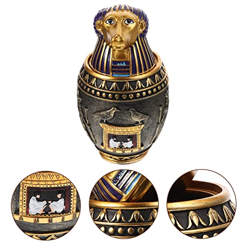 ISMARLAMA Teneke Kutu Tarih evcil hayvan vazosu Mısır Köpek Kedi Anıt Urn Antik Mısır Tanrıları ve Tanrıları Duamutef