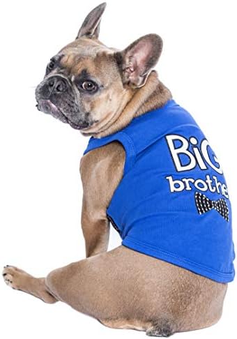 Parisli Pet Köpek Kedi Giyim Tee Gömlek Büyük Kardeş T-Shirt, XS