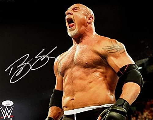 WWE Özel Bill Goldberg İmzalı İmzalı 11x14 Fotoğraf JSA Kimlik Doğrulaması 3-İmzalı Güreş Fotoğrafları