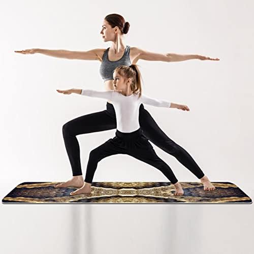 Yoga Mat, Ev Egzersiz için Yoga Paspaslar, Egzersiz Mat, Egzersiz Paspaslar, Pilates Mat, vintage hayvan yılan baskı
