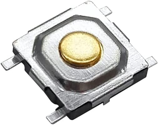 50 ADET 5.2x5. 2mm H1.5/1.6/1.7/1.8/2/2.5/3/3.2/3.5/4mm 6Pin SMT Anlık Metal İnceliğini basmalı düğme anahtarı 260GF