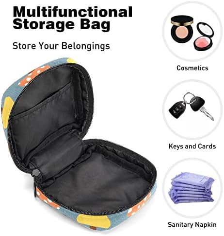 Temizlik peçeteleri saklama çantası, Taşınabilir Kullanımlık Regl Pad fermuarlı çantalar, Tampon çanta Kadın Kızlar