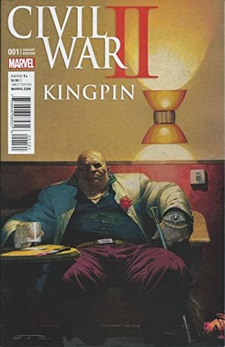 İç savaş II: Kingpin 1B VF / NM; Marvel çizgi romanı / Esad Rıbıc varyantı