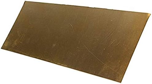 UMKY Pirinç Levha Pirinç Levha Percision Metal Hammaddeleri, 1. 2x100x150mm, 1. 5x200x300mm Metal folyo (Boyut : 1.5x200x300mm)