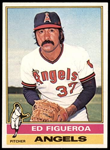 1976 Topps 27 Ed Figueroa Los Angeles Melekleri (Beyzbol Kartı) NM Melekleri