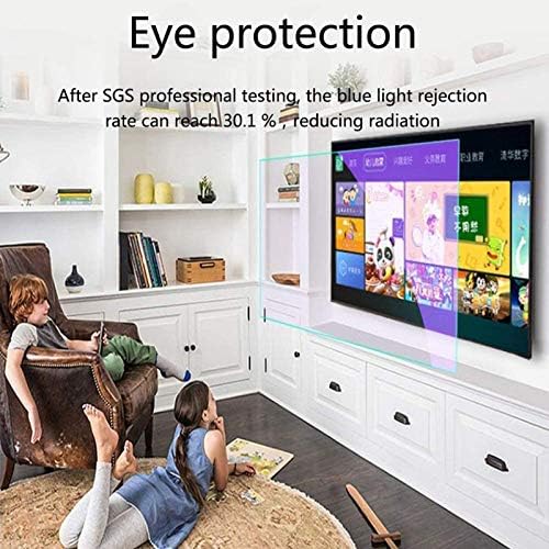 ALGWXQ 32-75 inç TV ekran koruyucu, Parlama önleyici / mavi ışık önleyici / toz geçirmez filtre filmi, Gözleri keskin,