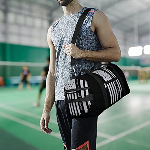 Ince Gümüş Hattı Islah Memuru Spor spor çanta Hafif silindir seyahat çantası Dayanıklı Gymbag Omuz Askısı ile Erkekler
