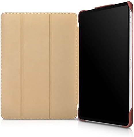 Kolıyn Premium Deri Folio Tablet Kılıf, Apple iPad Pro 12.9 inç için 2021 İnce Çizilmeye Dayanıklı Nefes Kapak Çevirin,