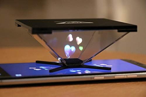 Hologram Piramit Akıllı Telefonlar ve Mobil Cihazlar için 4-6 inç HD Holografik Prizma iPhone Android için Oyuncak