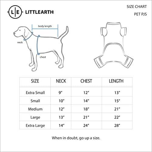 Littlearth Unisex-Yetişkin NFL Denver Broncos Evcil Hayvan Pijamaları, Takım Rengi, X-Küçük