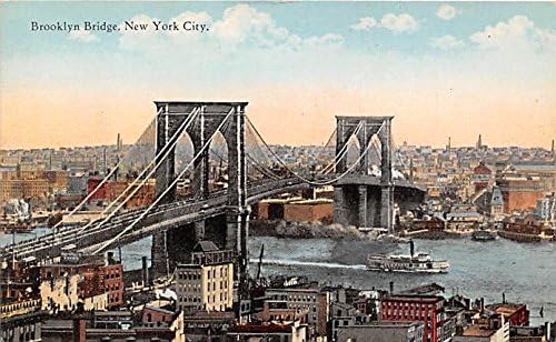 Brooklyn Köprüsü, New York Kartpostalı