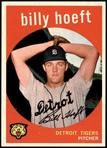 1959 Topps 343 Billy Hoeft Detroit Kaplanları (Beyzbol Kartı) NM / MT Kaplanları