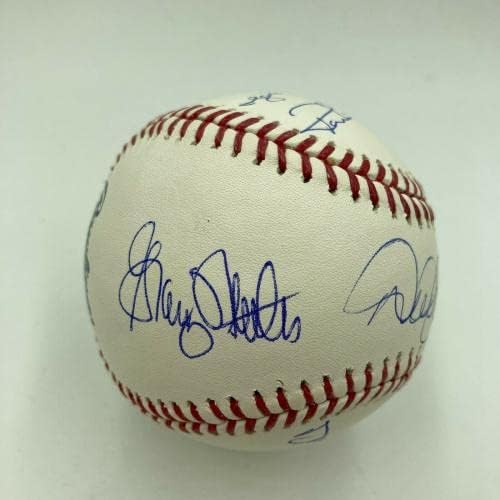 Güzel Derek Jeter New York Yankees Kaptanları MLB Beyzbol Steiner COA İmzalı Beyzbol Toplarını İmzaladı