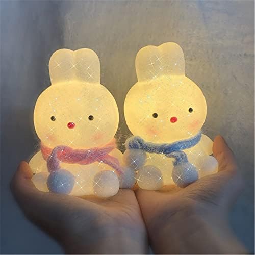 Ghwhimne hayvan gece lambası çocuklar sevimli renk değiştirme plastik bebek gece lambası taşınabilir pil LED başucu