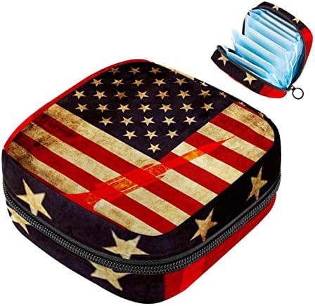 Saklama çantası için temizlik peçeteleri Pedleri, Taşınabilir Kadınlar Kızlar için Yıkanabilir Kullanımlık, Amerikan