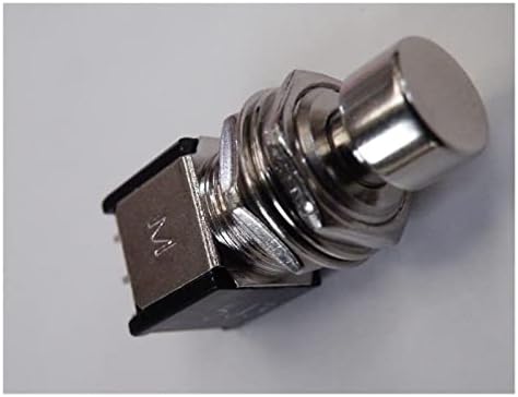 GOOFFY Anahtarı Güç Anahtarı Düğmesi Metal Düğme Anahtarı 6 Ayak Etkisi Cihazı Ayak Anahtarı Ayak Tırnak PCB ucu kendinden