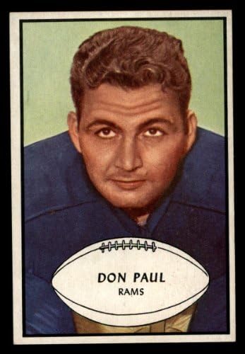1953 Okçu 47 Don Paul Los Angeles Koçları (Futbol Kartı) ESKİ / MT Koçları UCLA