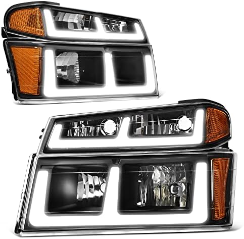 AUTOSAVER88 LED DRL farlar Montaj tampon ışıkları ile uyumlu 2004-2012 Chevy Colorado /04-12 GMC Canyon / 2006-2008