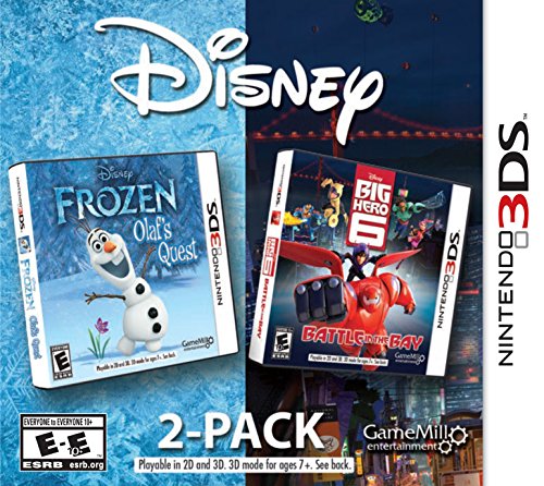 Disney Dondurulmuş ve Büyük Kahraman 6 2'li Paket-Nintendo 3DS