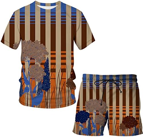 3D yazlık t-Shirt Karikatür Takım Elbise Erkekler ve Kadınlar Serin Hip Hop Lüks Kısa Kollu Takım Elbise