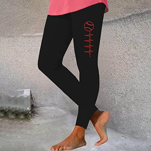 4 Temmuz Tayt Kadınlar için Yüksek Belli Vatansever Yıldız Çizgili İnce kalem pantolon Sportif Tam Boy Egzersiz Yoga