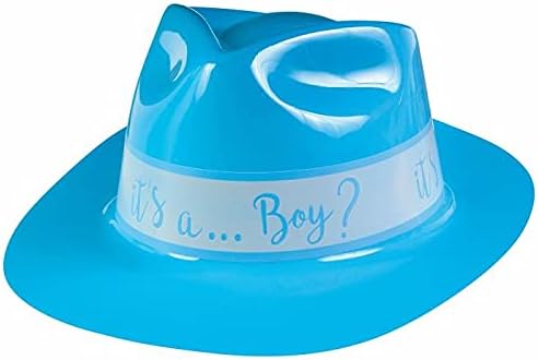 Cinsiyet Ortaya Vac Şapka / Plastik / Bu bir Erkek mi? / Mavi / 1 Adet.