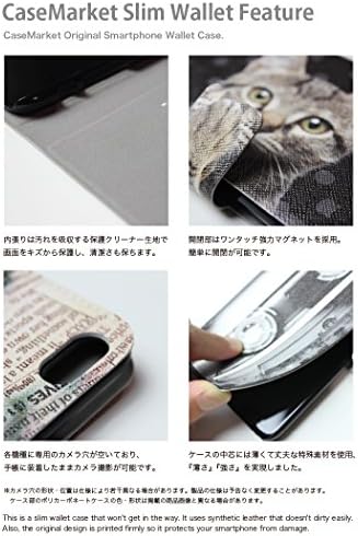 [docomo SC-02G Galaxy S5 Aktif] [Cüzdan Kılıf] Shobon X CaseMarket Orijinal Tasarım İnce Kılıf Flip Case [syobo-n