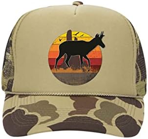 Antilop Şapka / Pronghorn Günbatımı / Ayarlanabilir Snapback / Büyük Oyun Avcılık