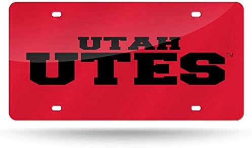 Rıco Industries NCAA Utah Utes Renkli 12 x 6 Araba/Kamyon/SUV için Lazer Kesim Etiketi - Otomobil Dekoru