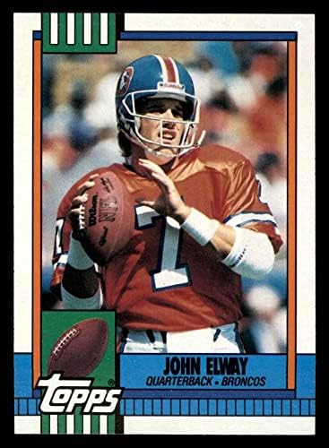 1990 Topps 37 John Elway Denver Broncos (Futbol Kartı) NM / MT Broncos Stanford