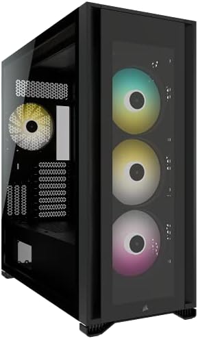 CORSAIR iCUE 7000X RGB Tam Kule ATX PC Kasası, Siyah