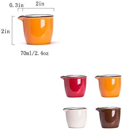 CHOOLD Renkli Mini Seramik Kreması, Kahve süt Kreması Sürahi / Servis Sürahi / Sos Sürahi / süt Kreması Sürahi Mutfak