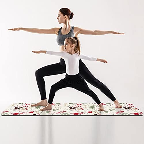 Siebzeh Noel Arka Plan Premium Kalın Yoga Mat Çevre Dostu Kauçuk Sağlık ve Fitness Kaymaz Mat Her Türlü Egzersiz Yoga