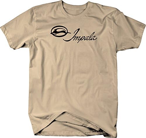 Kas Araba Impala Vintage Klasik araç amblemi Grafik T Shirt Erkekler için