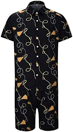 Yazlık gömlek Erkekler için erkek giyim setleri Baskı Artı Boyutu 3XL Kısa Kollu yaz kıyafetleri Rahat Balo Kıyafetleri