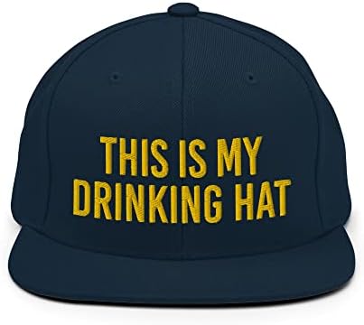 İçme Partisi İşlemeli Snapback Şapka, Bu benim içme şapkam