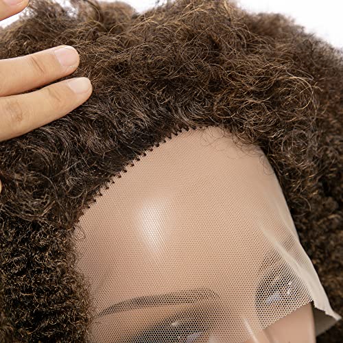 Ruilong Afro Marley Örgü Saç Kinky Büküm Saç Dantel Ön Peruk Sentetik Elyaf Kıvırcık Kıvırcık Saç Peruk Kadınlar İçin