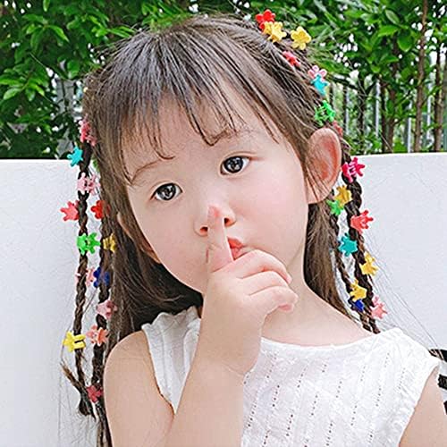 Houchu Küçük Saç Pençe Kızlar Sevimli Retro Mini saç tokası Saç Süsleri Günlük Patlama Klip Mizaç Taç Çocuk Kore Tarzı