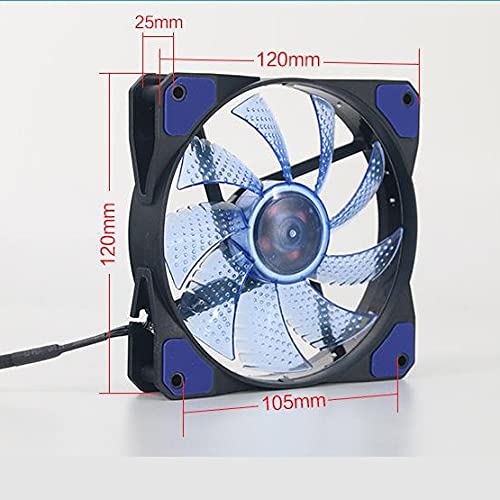 FZZDP 120mm pc bilgisayar 16dB Sessiz 15 LED veya 33led Kasa Fanı Soğutucu Soğutucu Soğutma pc Fan 12 CM Fan 12 V