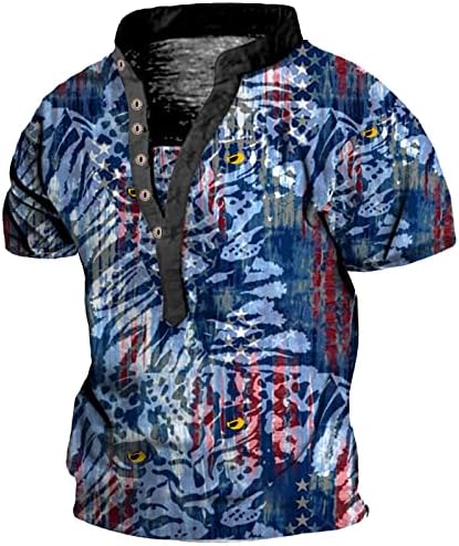 Erkek T Shirt Gevşek Fit Erkek Düğme Kısa Kollu Renkli T Shirt Açık Tribal Üst Anime T Shirt Erkekler için